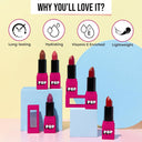 SUGAR POP Satin Matte Lipstick