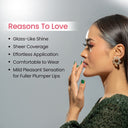 Shop Swiss Beauty Plump Up Wet Lip Gloss For Glossy And Fuller Lips Online in India Chennai Tamil Nadu / Review