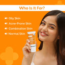 Shop The Derma Co. 1% Hyaluronic Sunscreen Aqua Gel SPF 50 PA++++ (80gm) Online in India Chennai Tamil Nadu / Review