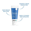 Shop The Derma Co 1% Salicylic Acid Gel Face Wash With Salicylic Acid & Witch Hazel For Active Acne (100ml) Online in India Chennai Tamil Nadu / Review