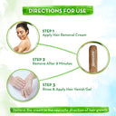 Shop Mamaearth Ubtan Nourishing Hair Removal Kit With Turmeric & Saffron for Hair Removal & Growth Reduction (100+50gm) Online in India Chennai Tamil Nadu / Review