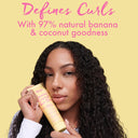 Shop Umberto Giannini Banana Coconut Air Dry No Heat Styling Cream (150ml) Online in India Chennai Tamil Nadu / Review