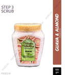vedic-valley-de-tan-rich-dose-of-vitamin-c-manicure-and-pedicure-kit-guava-Almond-Scrub-Step 3-500gm