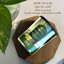 Shop Vedic Valley Ayurvedic Anti Cellulite Lemongrass Body Massage Shea & Soy Butter Candle Certified Natural Stress Relieving (200gm) Online in India Chennai Tamil Nadu / Review