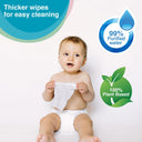 Buy Vega Baby & Mom 99% Pure Water Wet Wipes - Unscented Pack of 72 Online in India