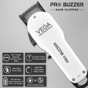 Vega Professional Pro Buzzer Hair Clipper - White (VPMHC-08)