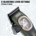 Vega Professional Vector 2.0 Cordless Hair Clipper with 150 Min Runtime - Green (VPPHC-12)