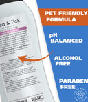 Wahl Flea and Tick Shampoo for Dogs – 700 ml | Rosemary & Mint Formula, Natural Flea & Tick Protection