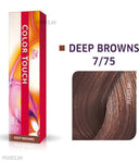 Buy Wella Professionals Color Touch 7-75 Medium Blonde Brown Red-Violet Semi-Permanent Ammonia Free (60ml) Online in India