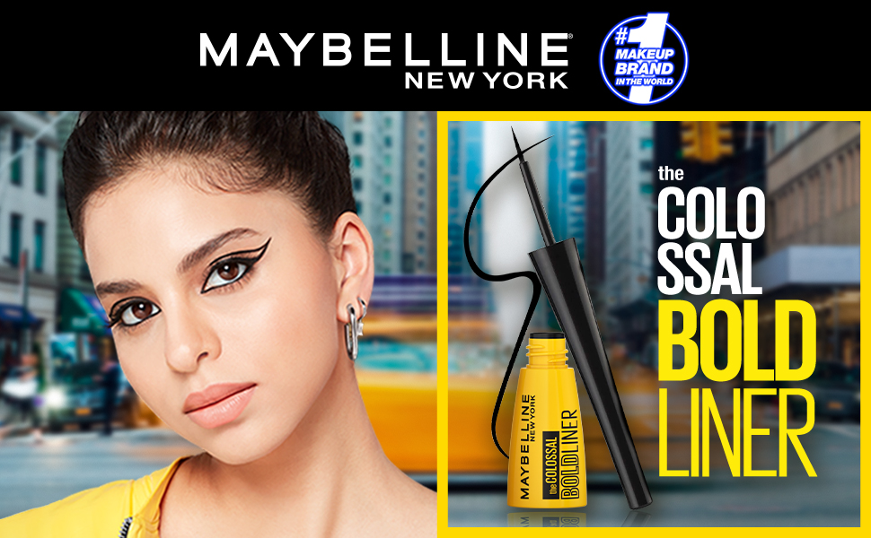 Maybelline New York Colossal Bold Eyeliner, Black, 3ml