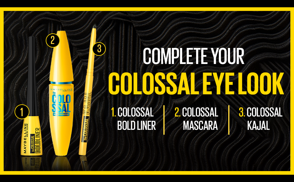 Maybelline New York Colossal Bold Eyeliner - Black HOW TO USE