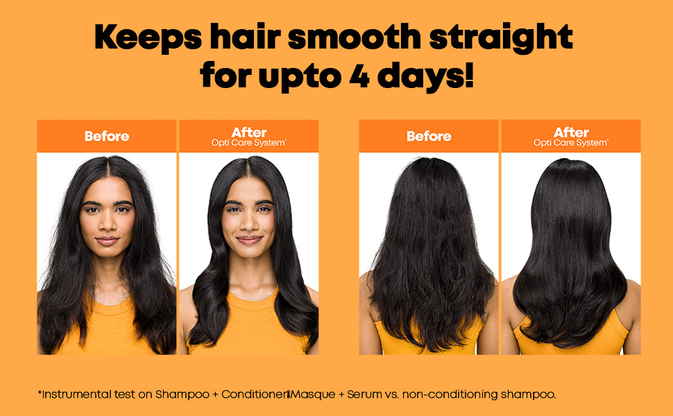 Control Frizzy Hair for up to 4 Days