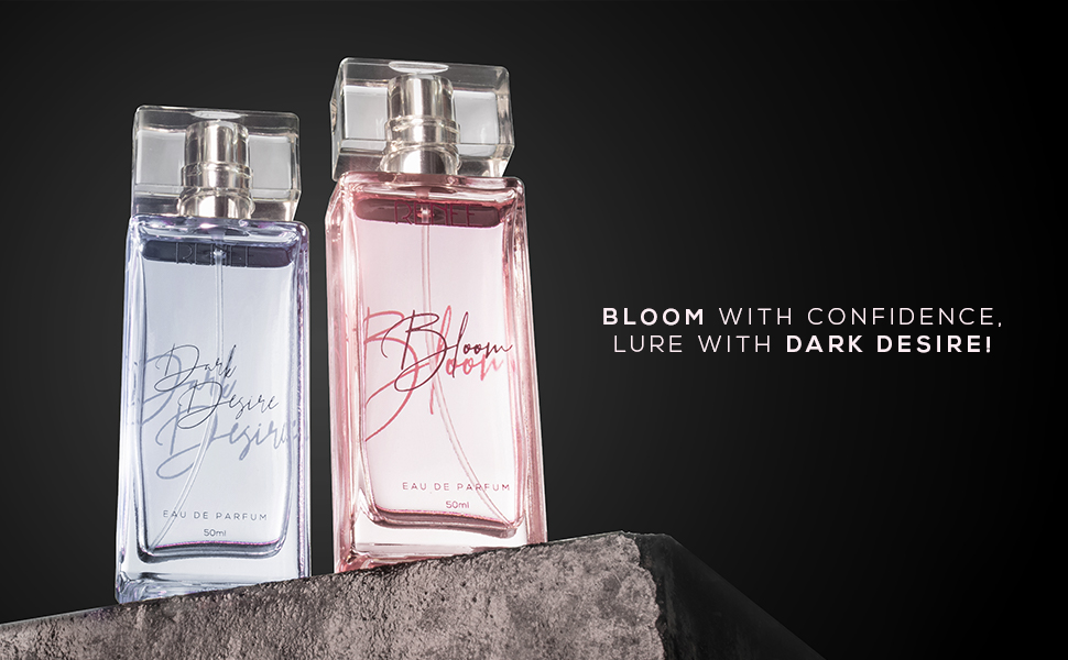 RENEE Eau De Parfum Premium Fragrance Set - Bloom & Dark Desire, 50 ml (Pack of 2)