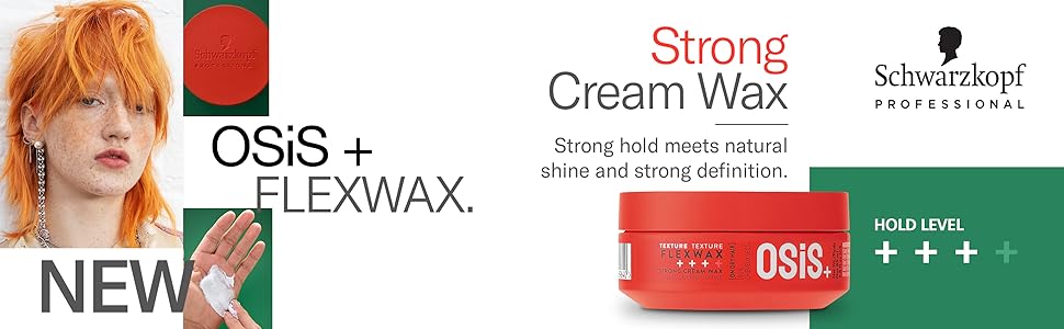 Schwarzkopf Professional OSiS+ Flexwax Strong Hair styling Cream Wax