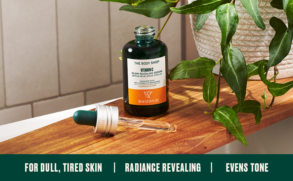 The Body Shop Vitamin C Glow Revealing Serum – For Dull & Tired Skin – Vegan – 30ml