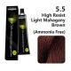 L'oreal Professionnel Paris INOA Ammonia-free Permanent Hair Color - 5.5 (High Resist Light Mahagany Brown)