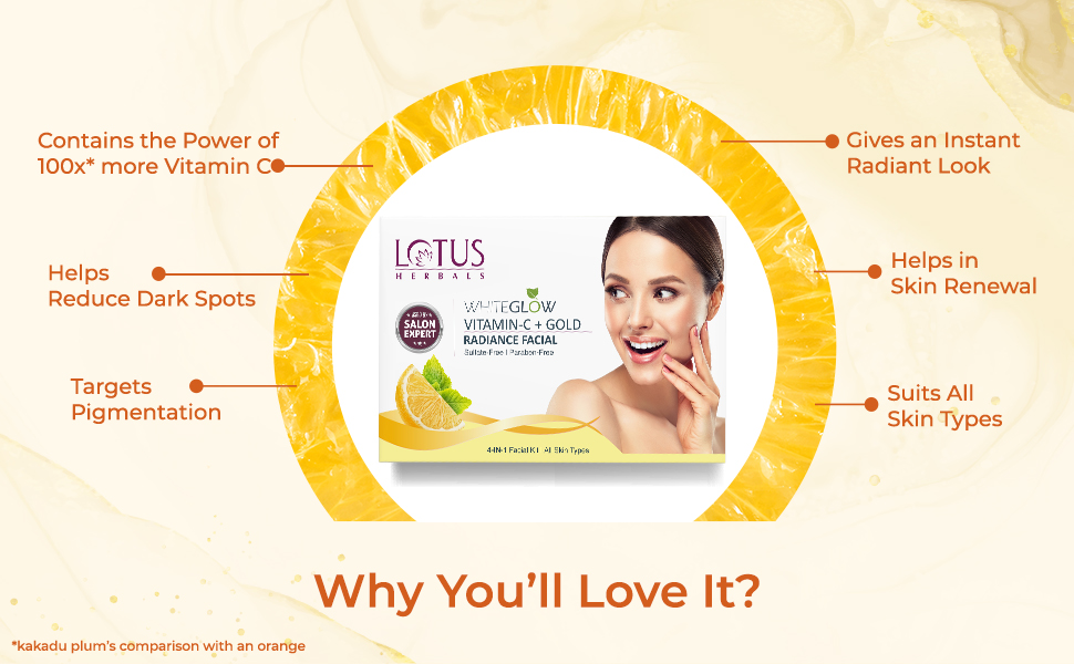 Lotus Herbals WhiteGlow Vitamin C and Gold Radiance 