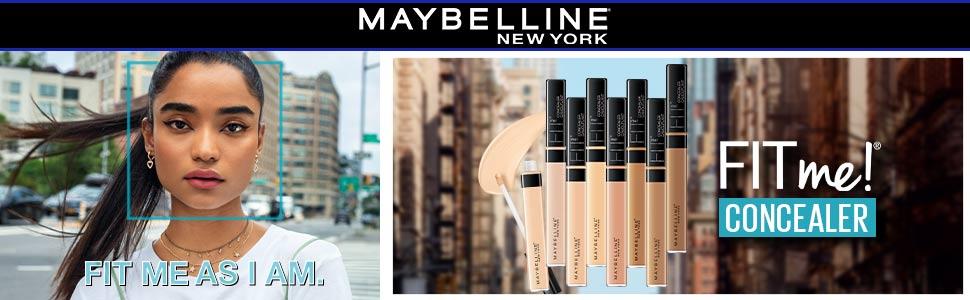 Maybelline New York Full Coverage Concealer, Matte & Poreless Ultra Blendable, Fit Me