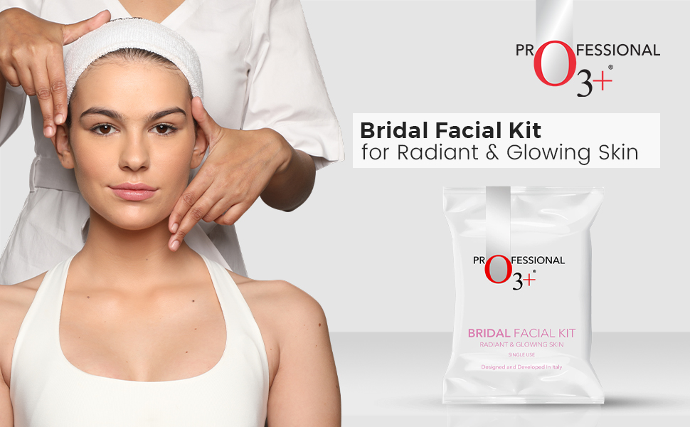 O3+ Bridal Facial Kit For Radiant & Glowing Skin - (6 Pcs)